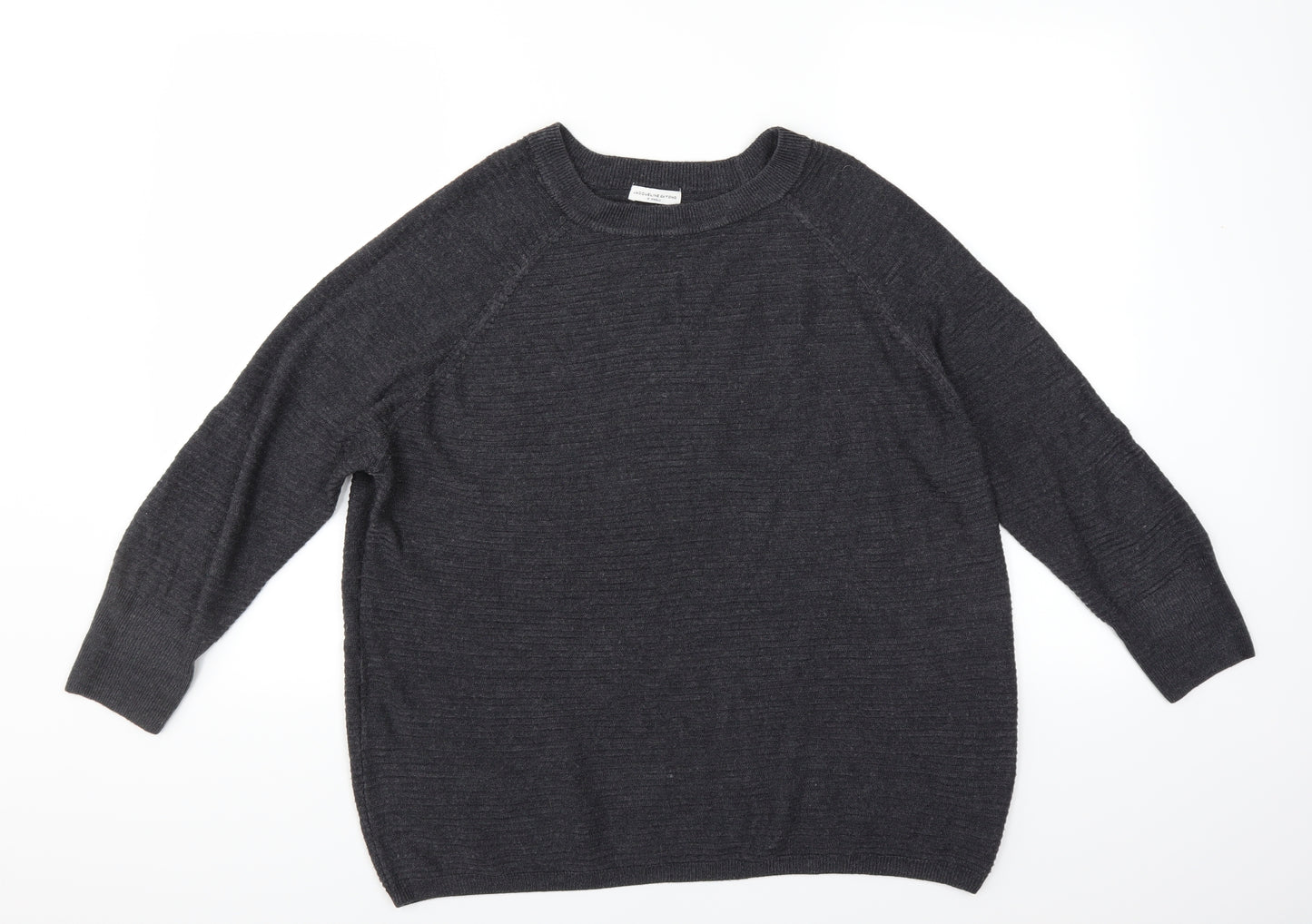 Jaqueline deYong Womens Grey   Pullover Jumper Size XS