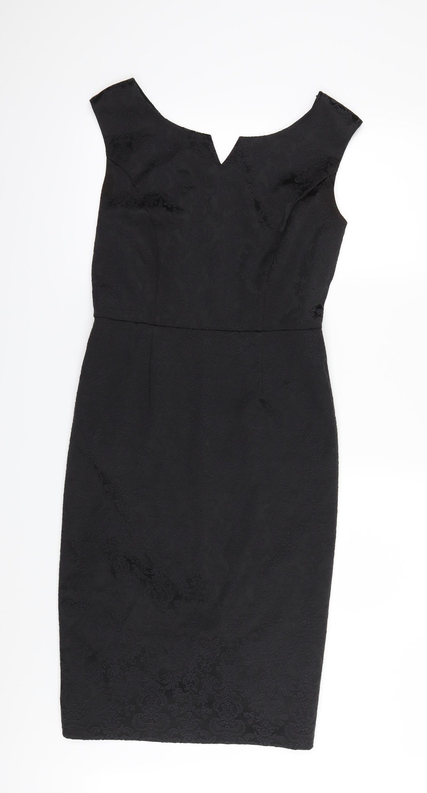 M&Co Womens Black   Pencil Dress  Size 10