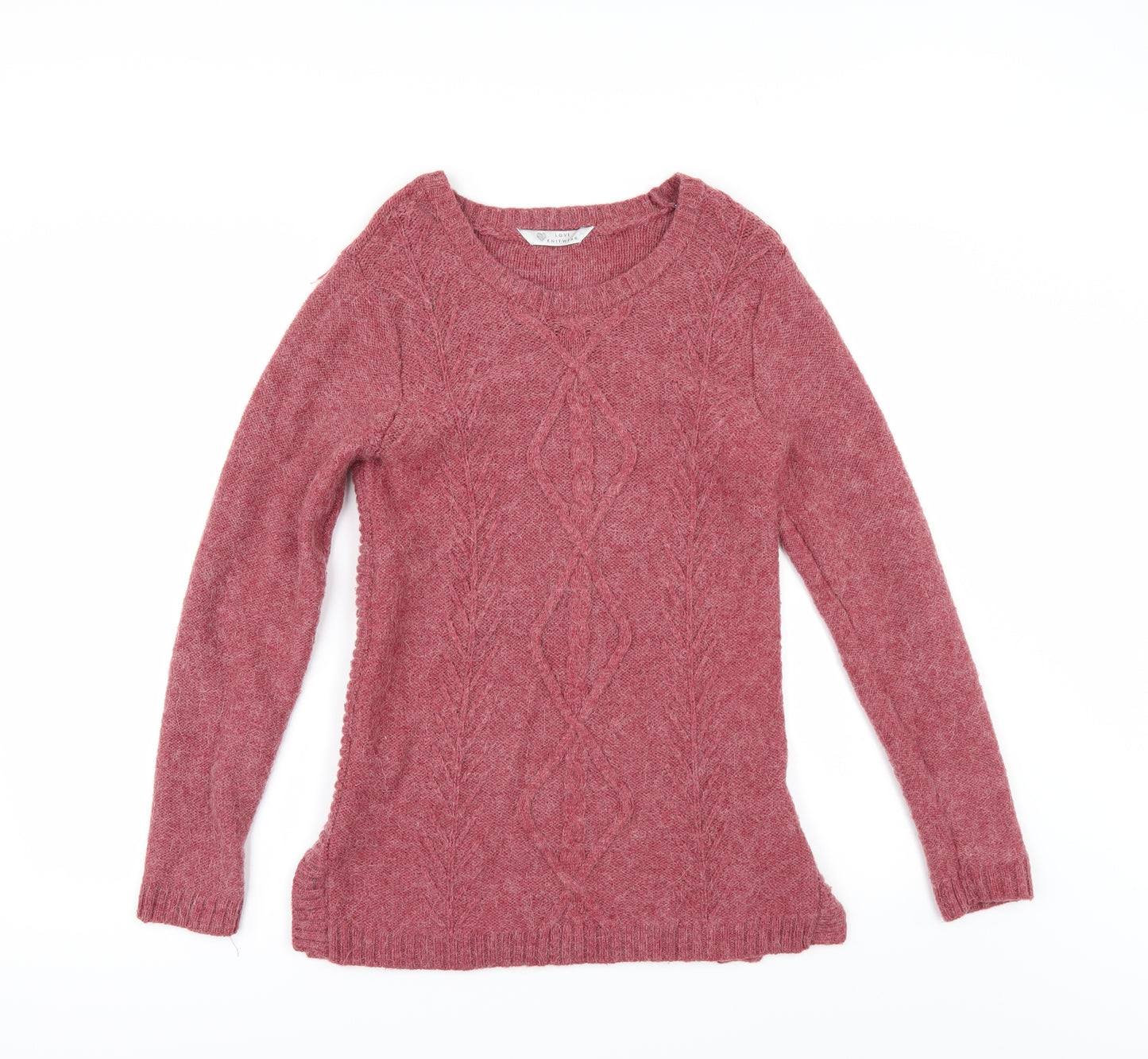 BHS Womens Pink   Pullover Jumper Size 8