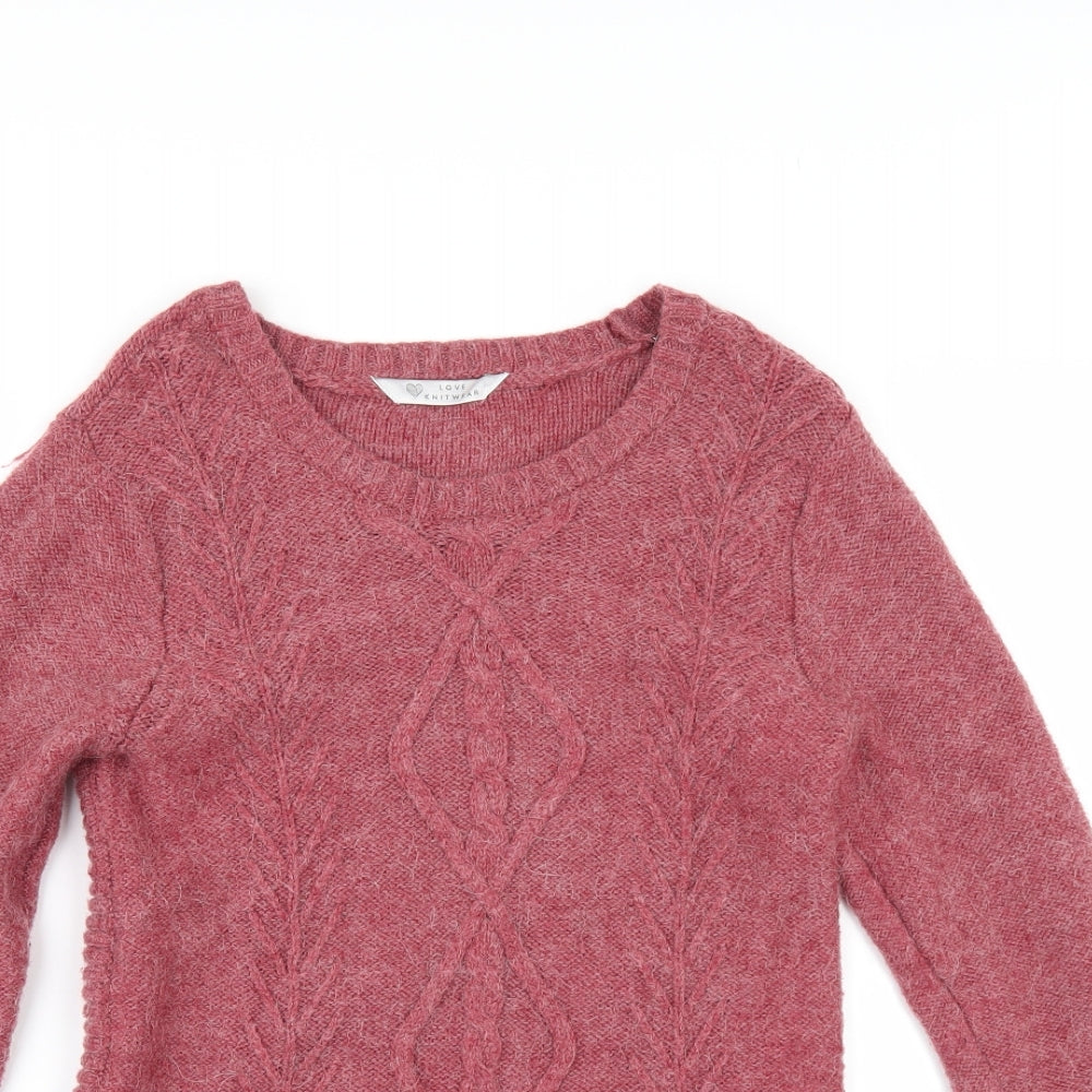 BHS Womens Pink   Pullover Jumper Size 8