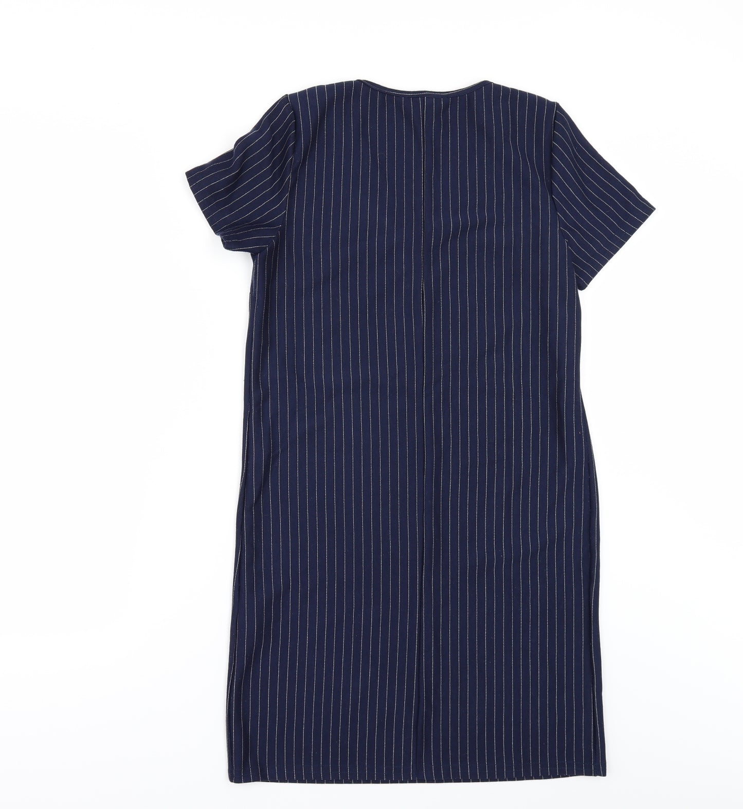 Primark Womens Blue Striped  T-Shirt Dress  Size 4
