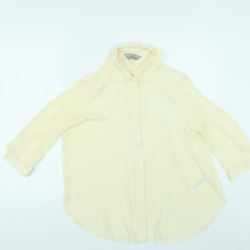 Dorothy Perkins Womens Ivory   Tunic Blouse Size 12