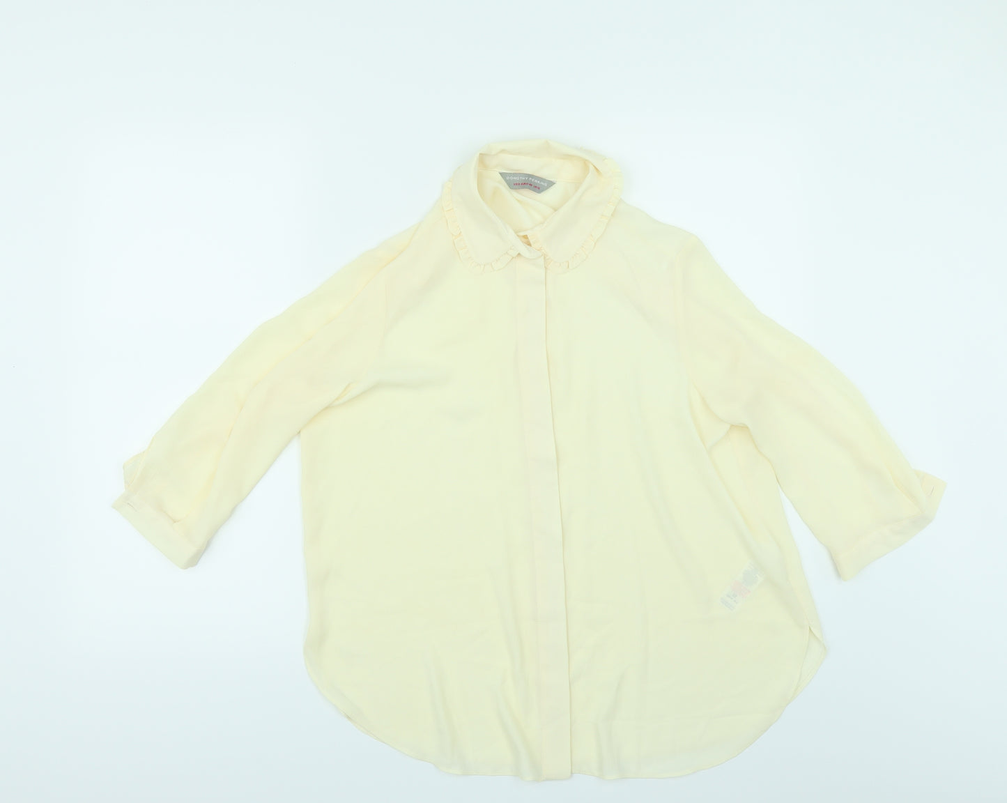 Dorothy Perkins Womens Ivory   Tunic Blouse Size 12