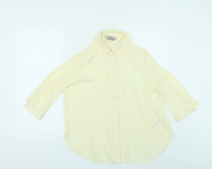 Dorothy Perkins Womens Ivory Tunic Blouse Size 12