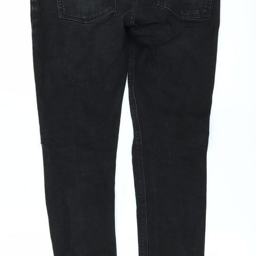 ASOS Womens Black  Denim Skinny Jeans Size 32 L32 in