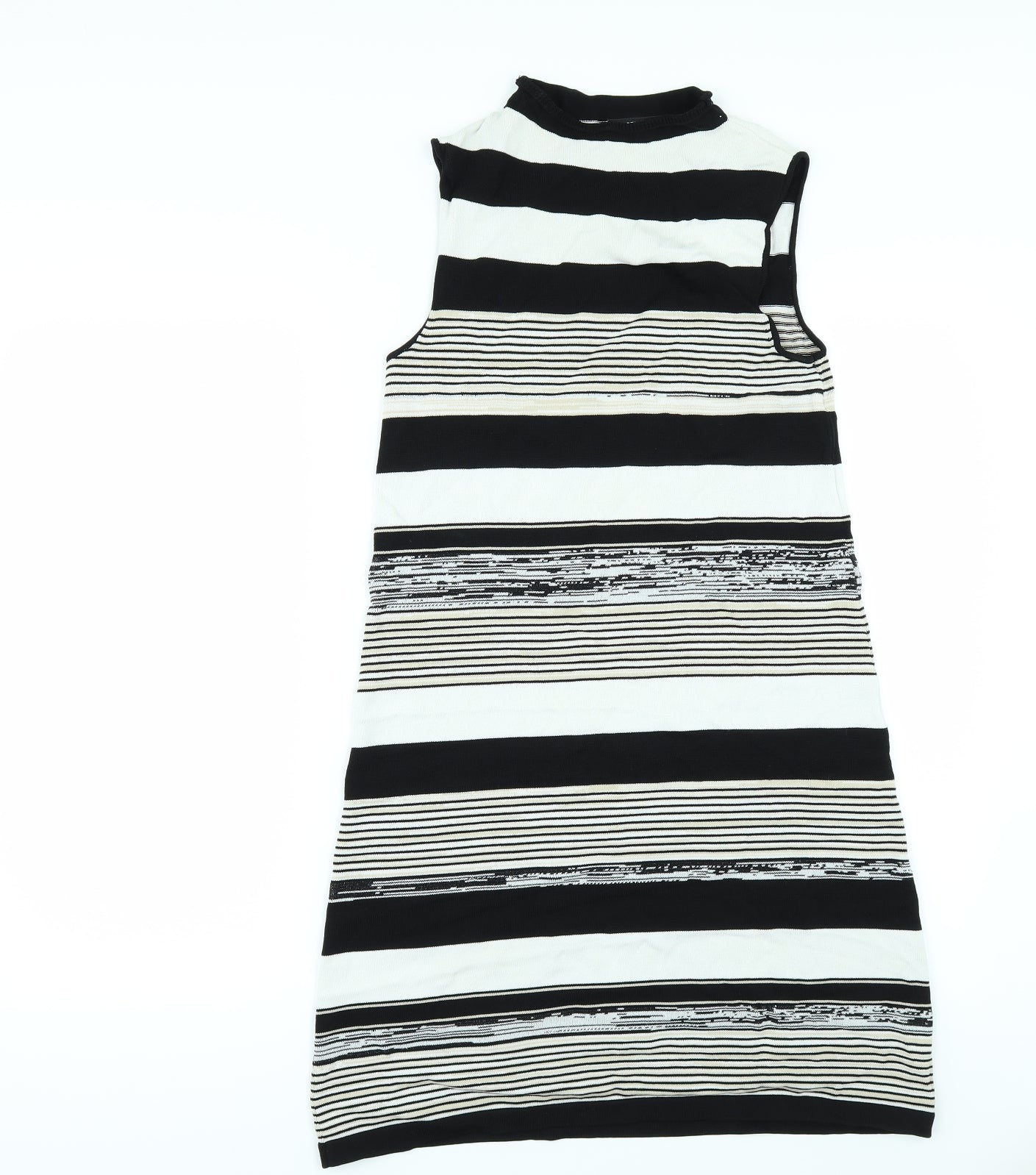 Warehouse Womens Multicoloured Striped  Bodycon  Size 8