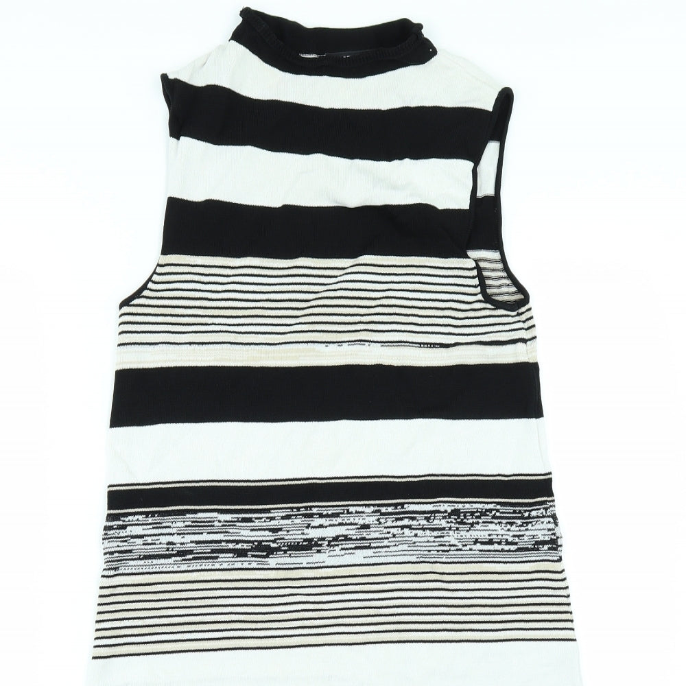 Warehouse Womens Multicoloured Striped  Bodycon  Size 8