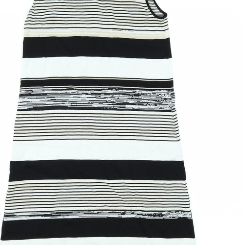 Warehouse Womens Multicoloured Striped  Bodycon  Size 8