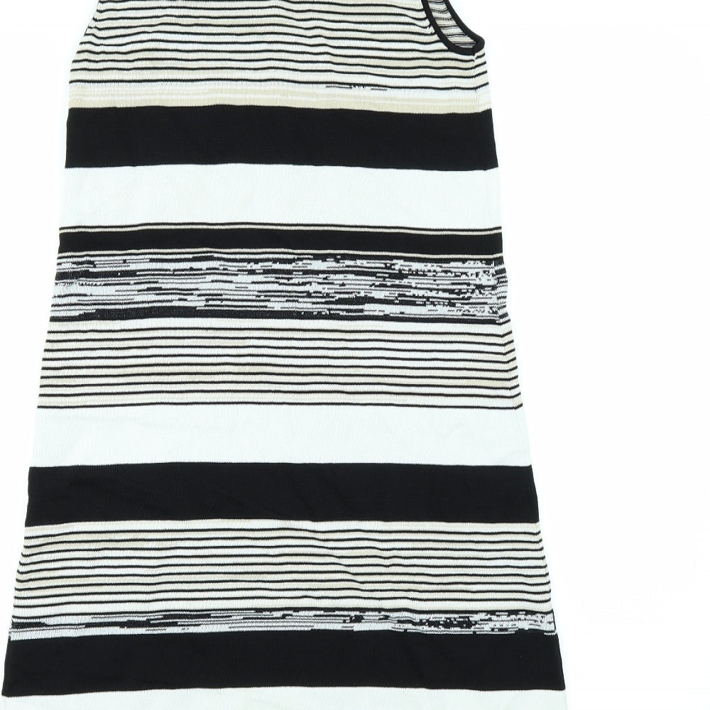 Warehouse Womens Multicoloured Striped  Bodycon  Size 8