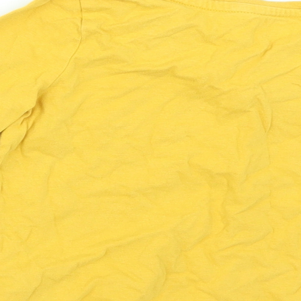 Nutmeg Girls Yellow   Basic T-Shirt Size 3-4 Years