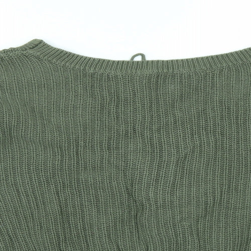 Apricot` Womens Green   Pullover Jumper Size 12  - Lace up back