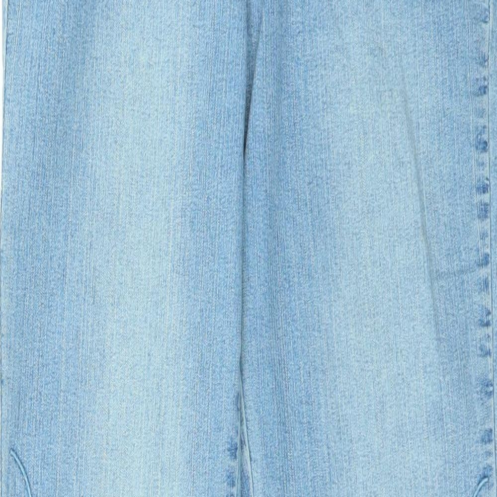 C.F.M Womens Blue  Denim Flared Jeans Size 30 in L32 in
