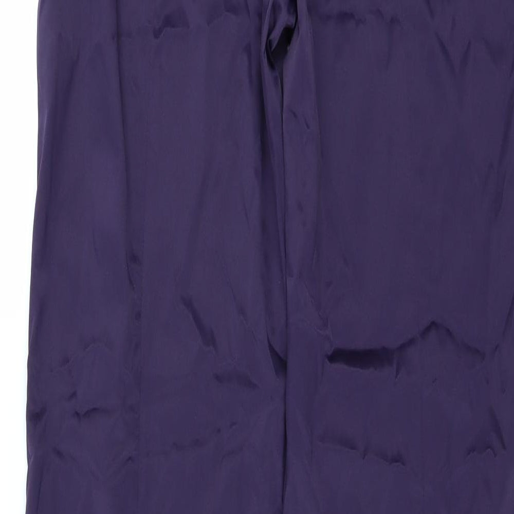 Tom Wolfe Womens Purple   Trousers  Size 14 L32 in - Slit in back
