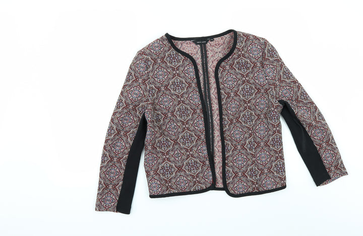 New Look Womens Multicoloured Geometric Jacket Size 14