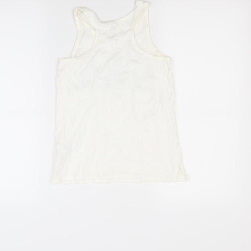 Gap Girls White   Basic Tank Size 8 Years
