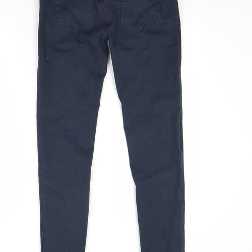 Primark Womens Blue  Denim Skinny Jeans Size 8 L27 in
