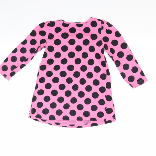 Gap Girls Pink Polka Dot  A-Line  Size 3 Years