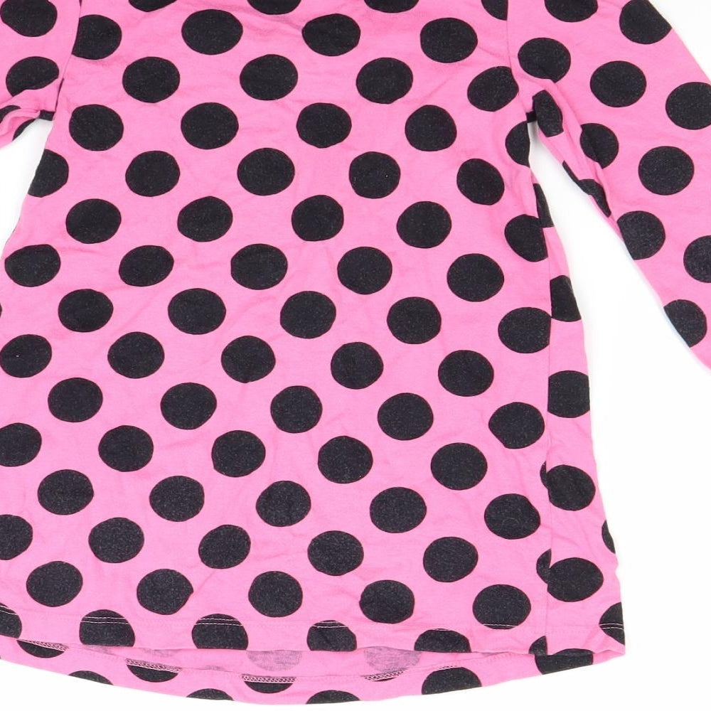 Gap Girls Pink Polka Dot  A-Line  Size 3 Years