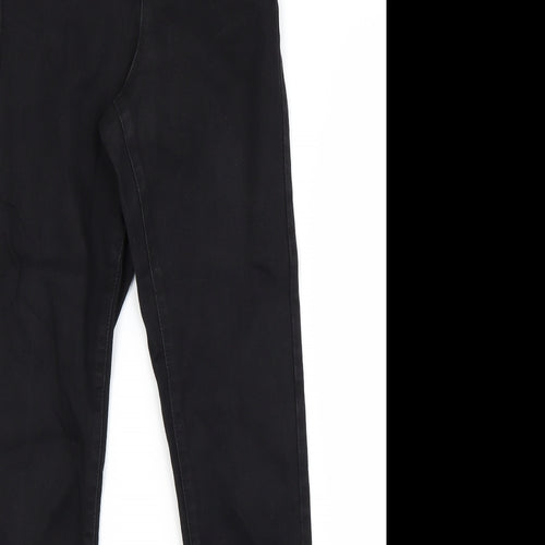 Primark Womens Black  Denim Skinny Jeans Size 8 L28 in