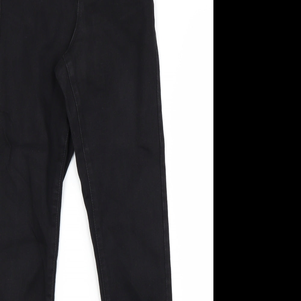 Primark Womens Black  Denim Skinny Jeans Size 8 L28 in