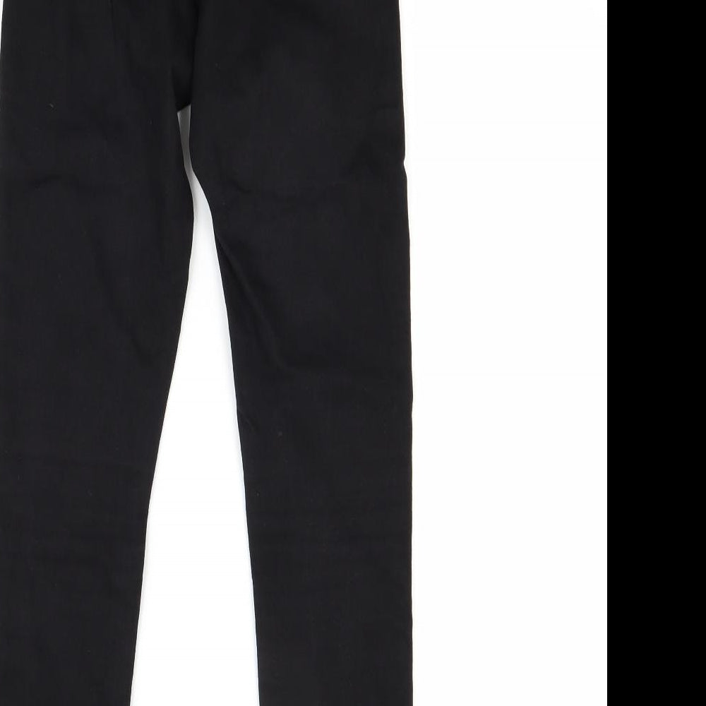 Primark Womens Black  Denim Skinny Jeans Size 8 L28 in