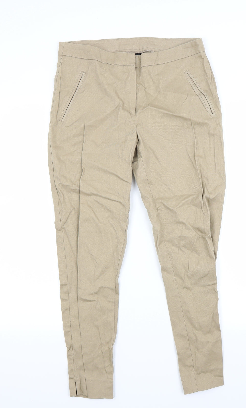 New Look Womens Beige   Trousers  Size 8 L27 in