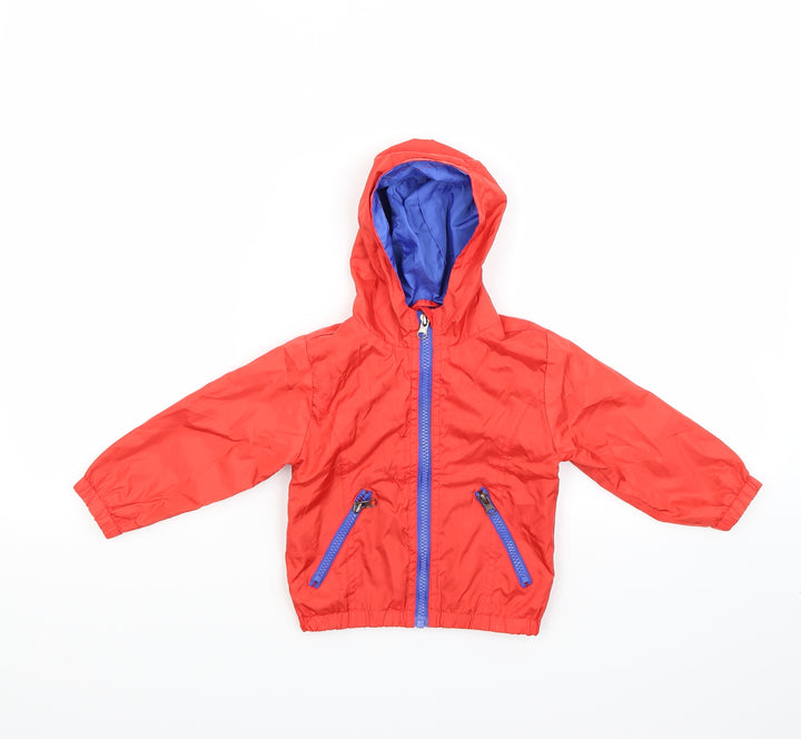 tricky tracks Boys Red Basic Coat Coat Size 12 Months