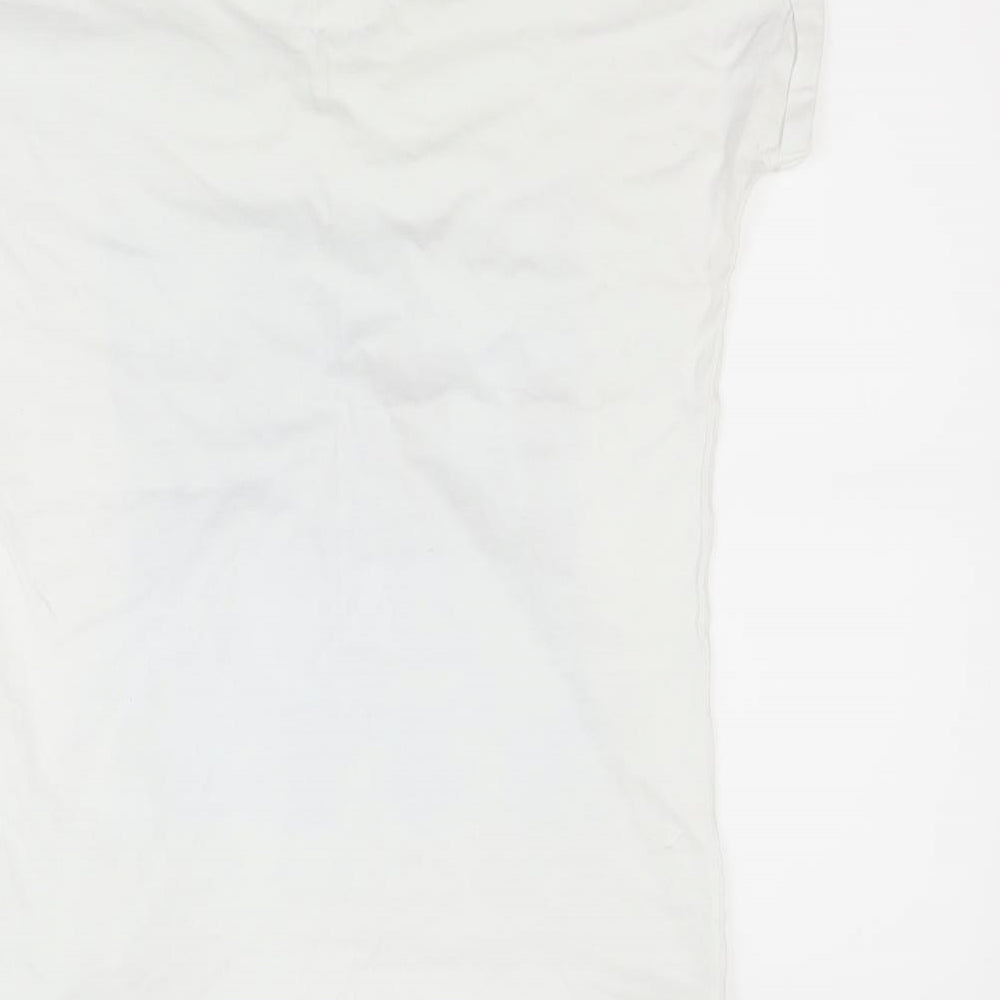 Skechers Womens White   Basic T-Shirt Size 10  - California