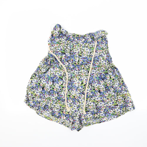 B soul Womens Multicoloured Floral  Shorts One-Piece Size S