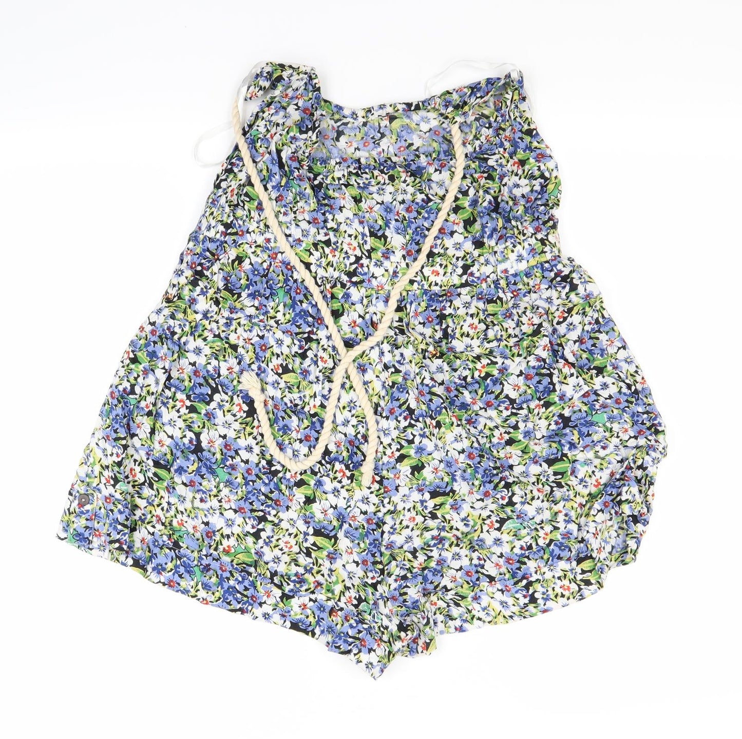 B soul Womens Multicoloured Floral  Shorts One-Piece Size S