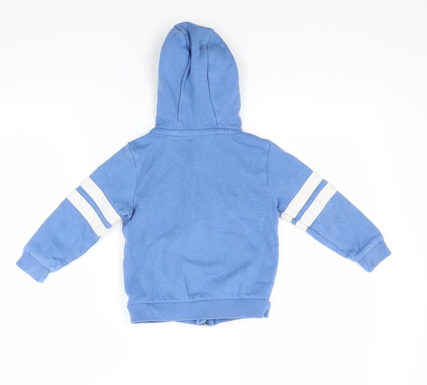 George Boys Blue   Full Zip Hoodie Size 2-3 Years