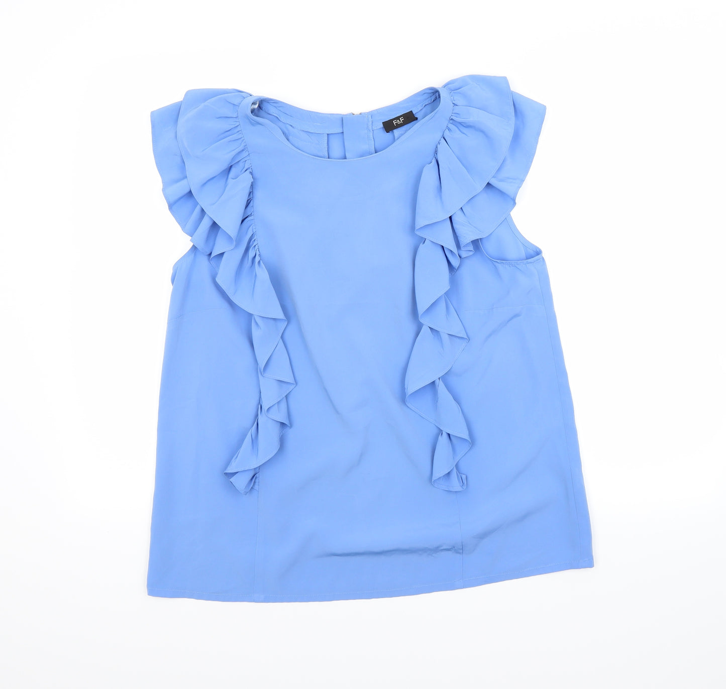 F&F Womens Blue   Basic Blouse Size 12