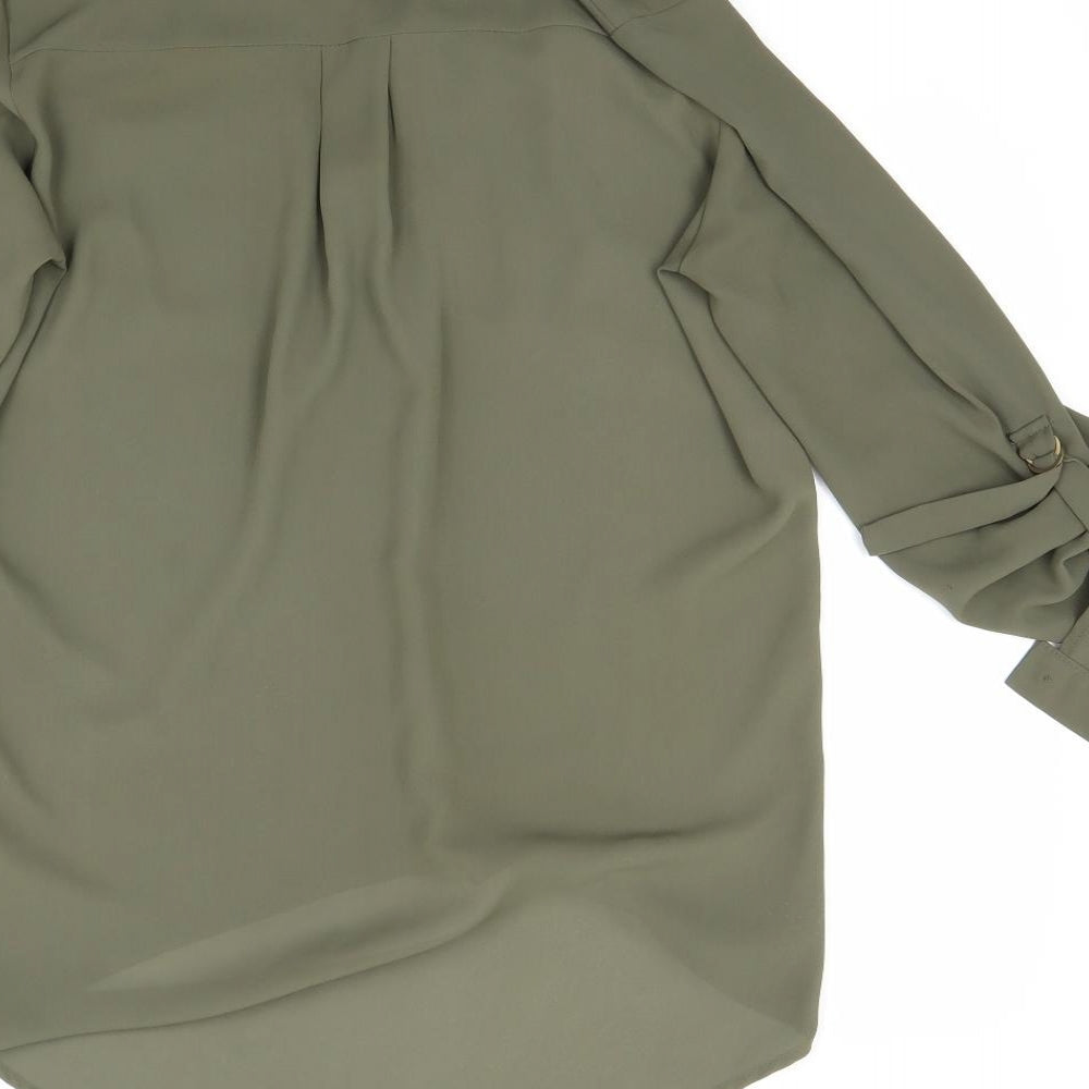 Atmosphere Womens Green   Basic Blouse Size 8