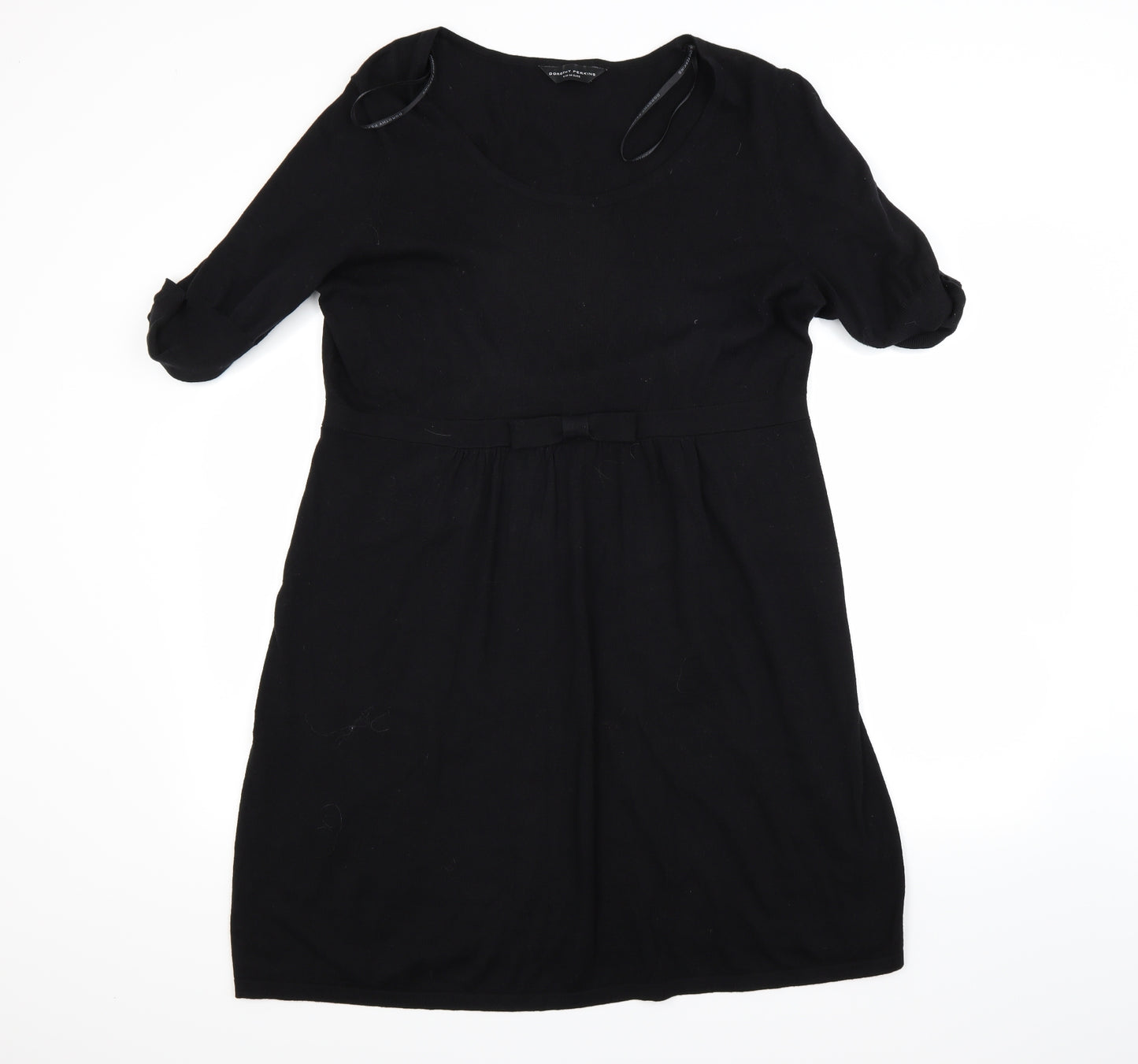 Dorothy Perkins Womens Black   Jumper Dress  Size 16