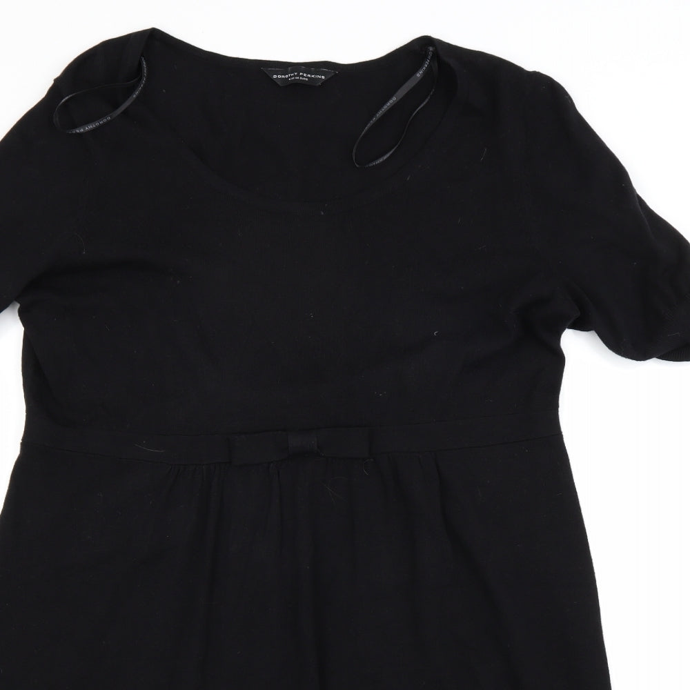 Dorothy Perkins Womens Black   Jumper Dress  Size 16