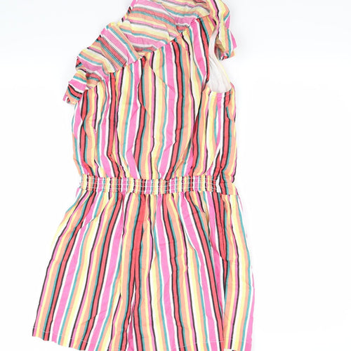 George Girls Multicoloured Striped  Shorts One-Piece Size 11-12 Years