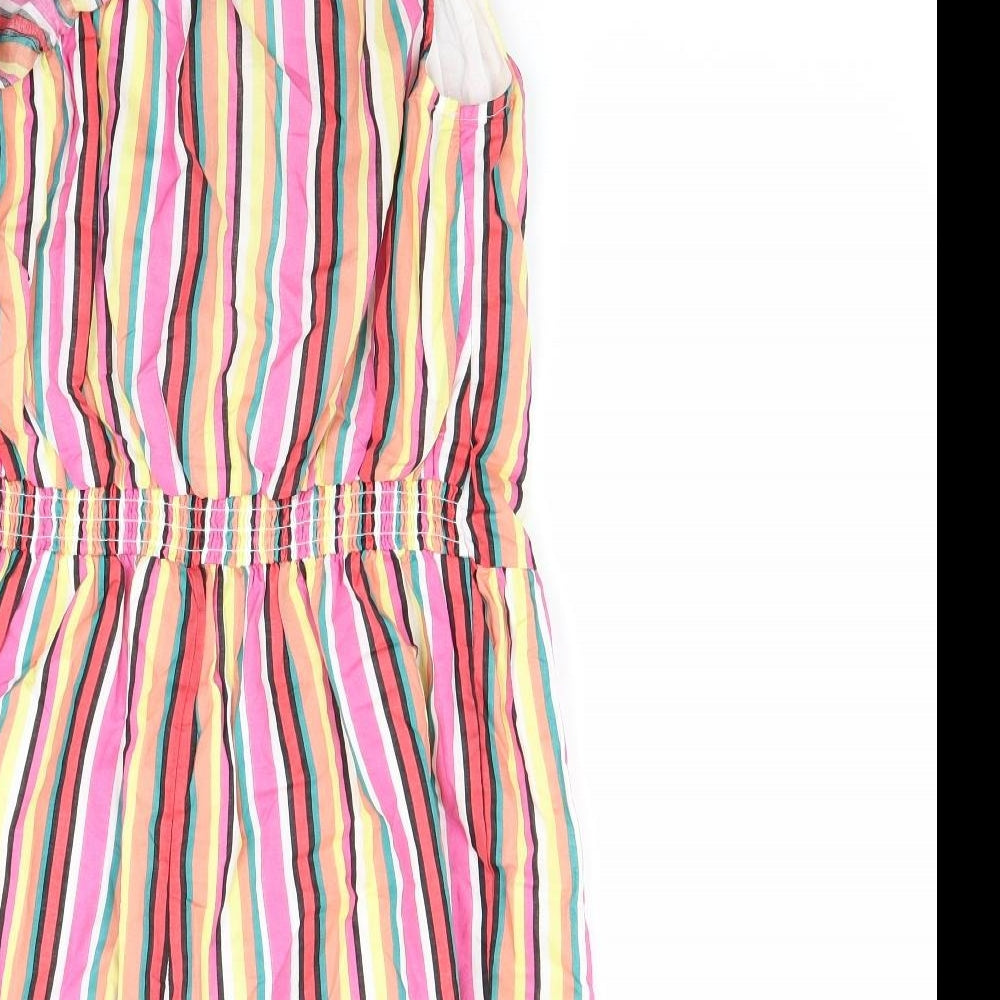 George Girls Multicoloured Striped  Shorts One-Piece Size 11-12 Years