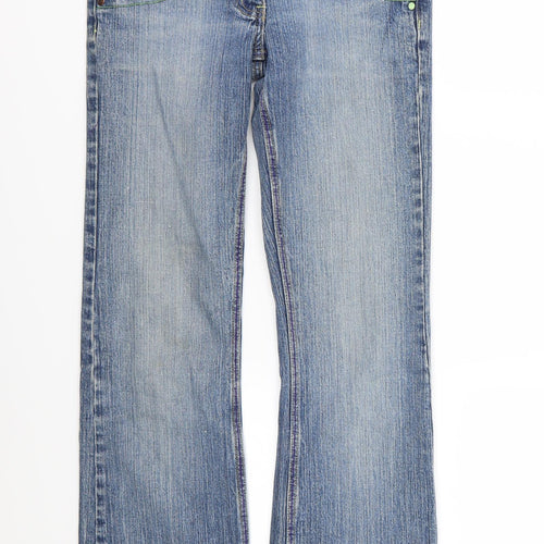 George Womens Blue  Denim Bootcut Jeans Size 8 L30 in