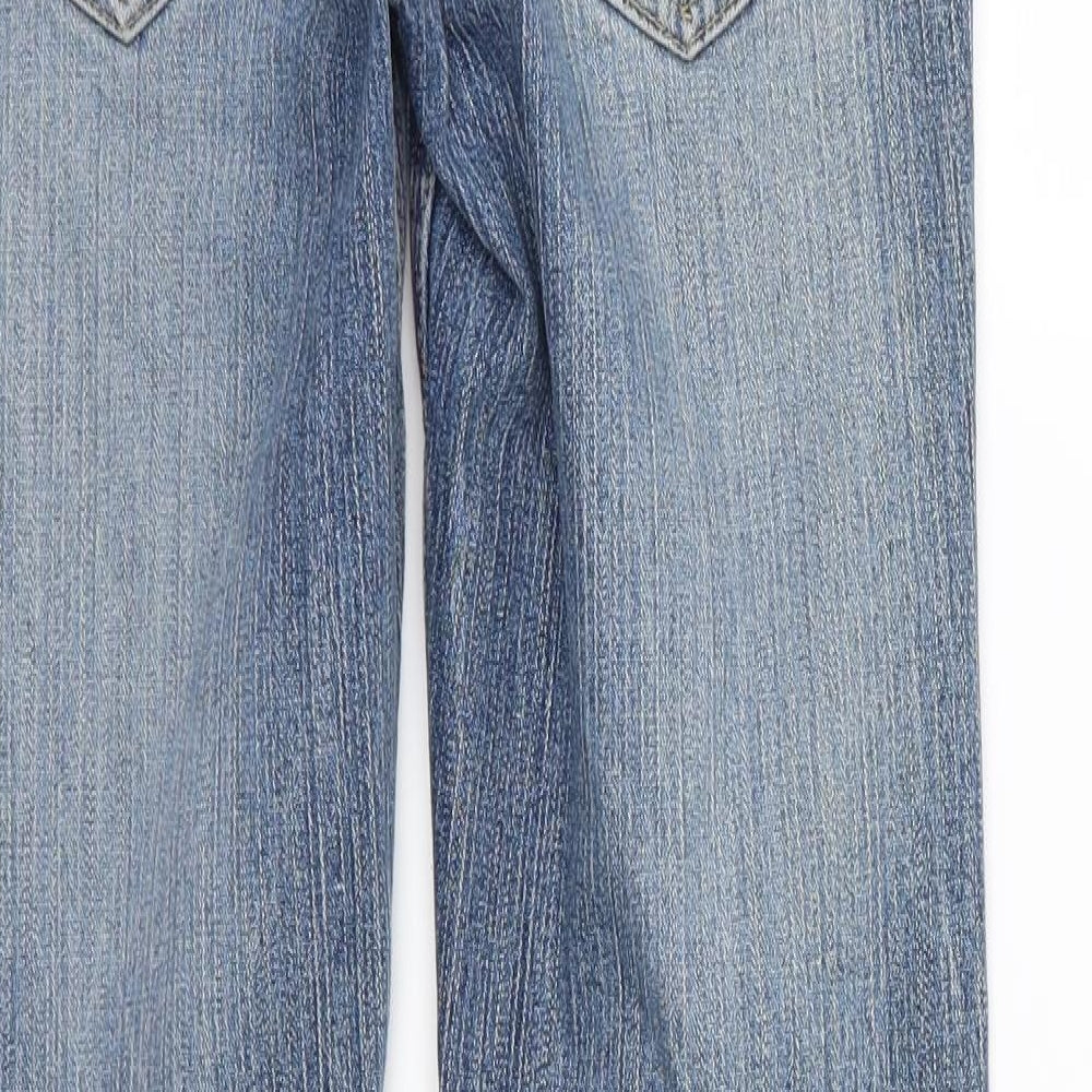George Womens Blue  Denim Bootcut Jeans Size 8 L30 in
