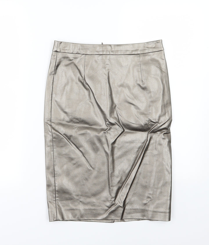 ESMARA Womens Brown Straight & Pencil Skirt Size 8 - Leather Effect