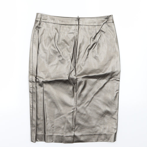ESMARA Womens Brown   Straight & Pencil Skirt Size 8  - Leather Effect