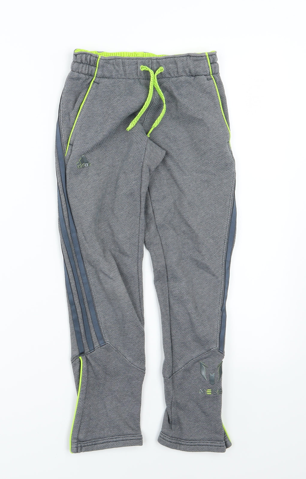 adidas Boys Blue  Jersey Jogger Trousers Size 7-8 Years