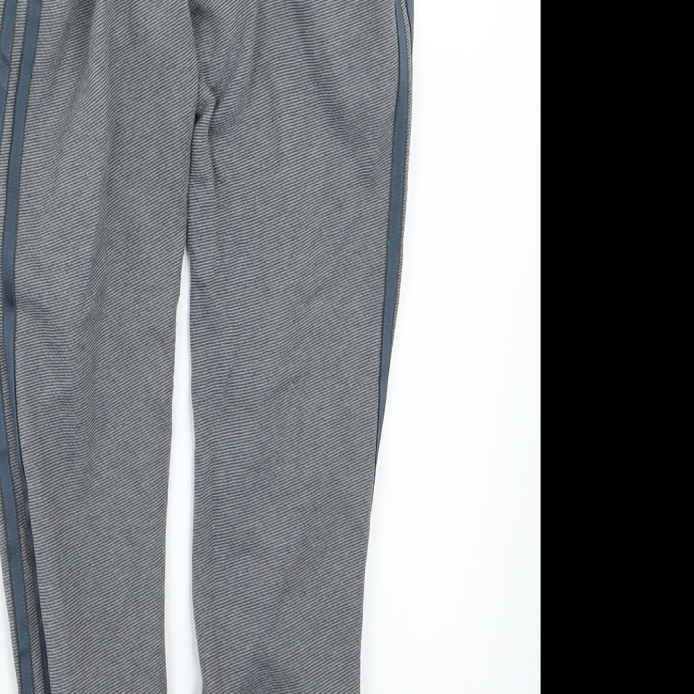 adidas Boys Blue  Jersey Jogger Trousers Size 7-8 Years
