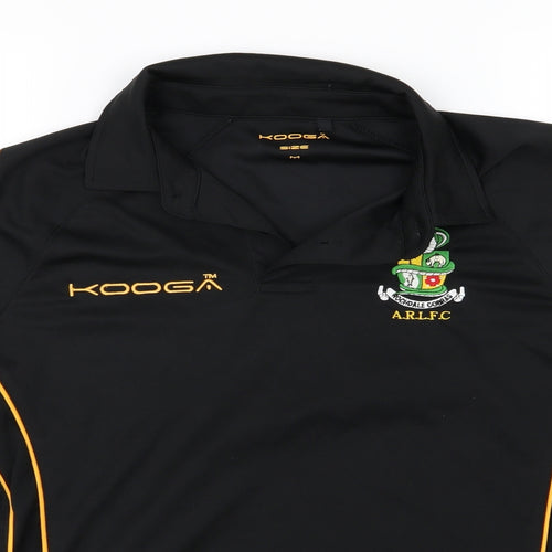 Kooga Mens Black Striped Jersey  T-Shirt Size M  - Rochdale Cobras