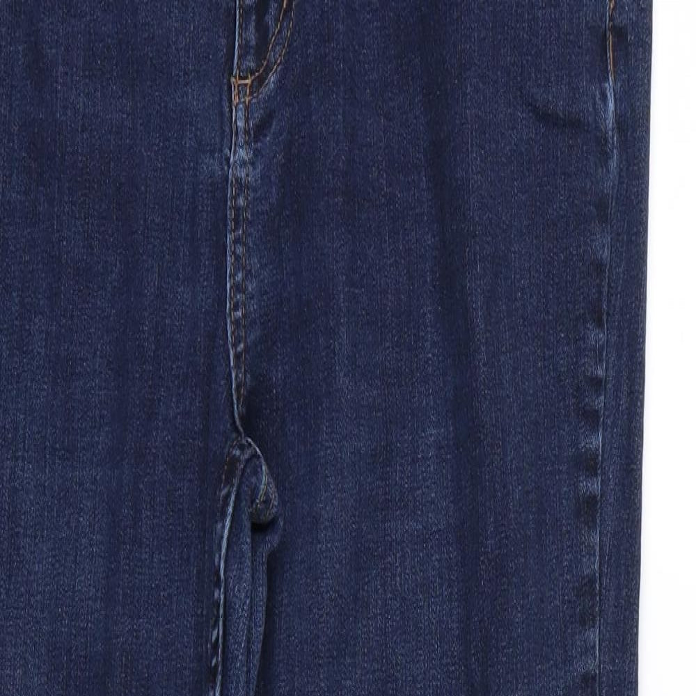 F&F Womens Blue  Denim Straight Jeans Size 32 in L29 in