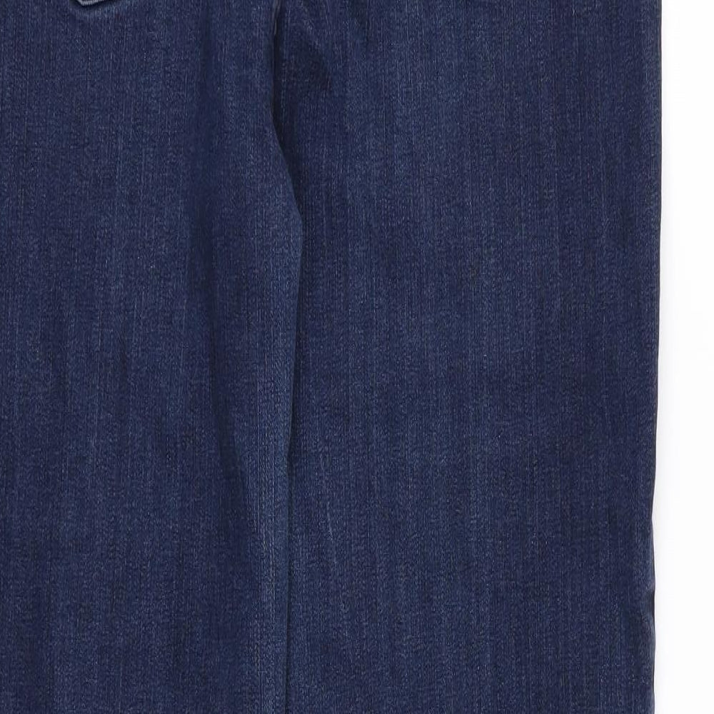 F&F Womens Blue  Denim Straight Jeans Size 32 in L29 in