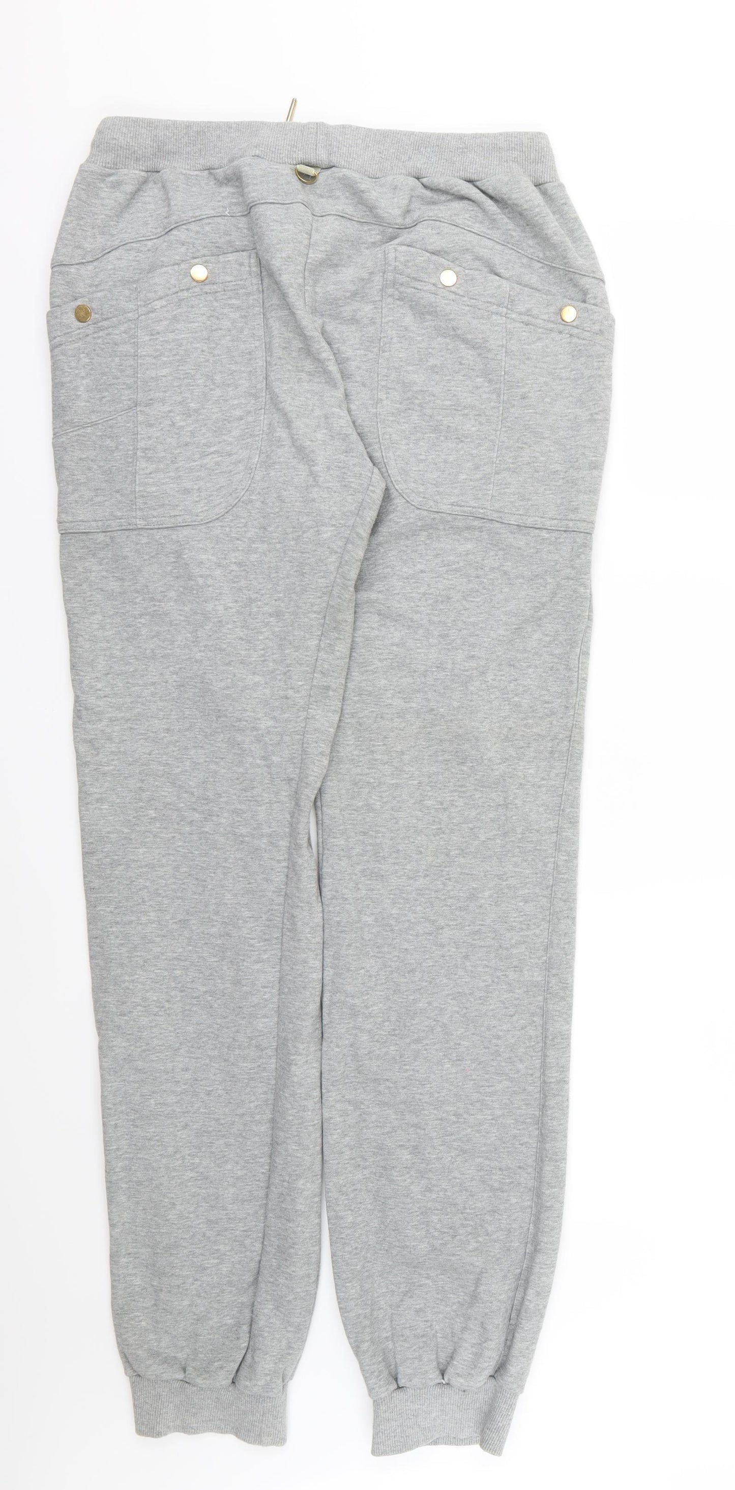 Nike Womens Grey  Jersey Jogger Trousers Size L L35 in