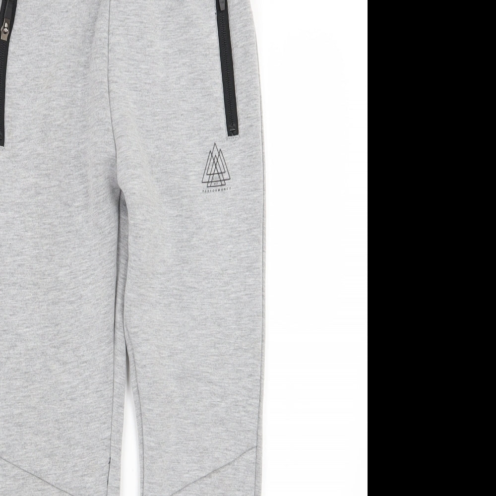 NEXT Boys Grey  Jersey Jogger Trousers Size 9 Years