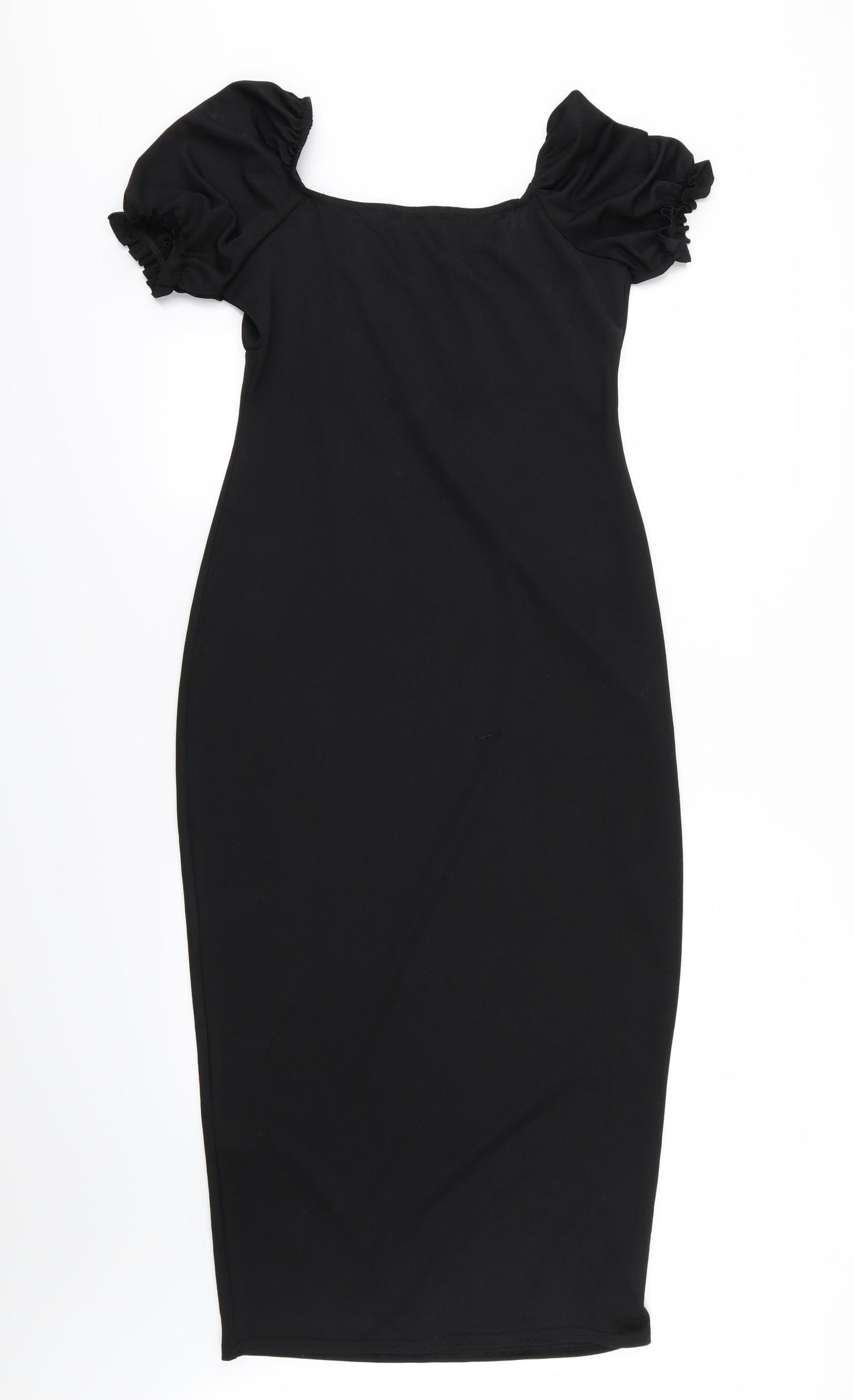 Missguided Womens Black   Bodycon  Size 16  - Milkmaid Style