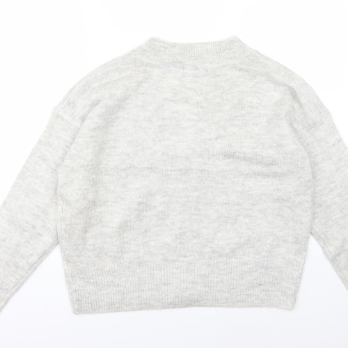 Primark Womens Grey  Knit Cardigan Jumper Size L